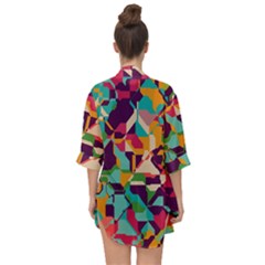 Open Front Chiffon Kimono 