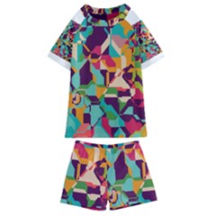 Kids  Swim T-Shirt and Shorts Set 