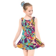 Kids  Skater Dress Swimsuit 