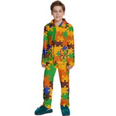 Kids  Long Sleeve Velvet Pajamas Set 