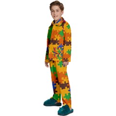 Kids  Long Sleeve Velvet Pajamas Set 