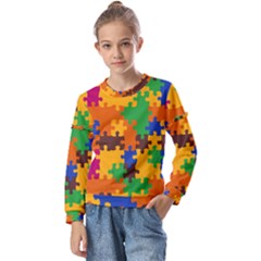 Kids  Long Sleeve T-Shirt with Frill  