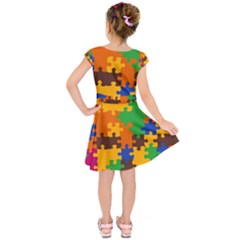 Kids  Short Sleeve Dress 