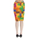 Midi Wrap Pencil Skirt 