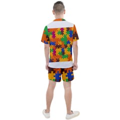 Men s Mesh T-Shirt and Shorts Set 