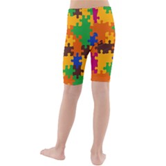 Kids  Mid Length Swim Shorts 