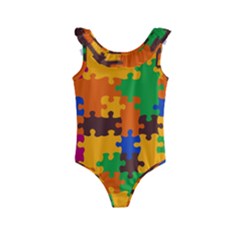 Kids  Frill Swimsuit 