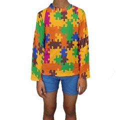 Kids  Long Sleeve Swimwear 