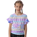 s Kids  Cut Out Flutter Sleeves