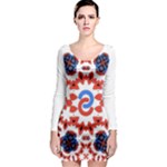 IM Fourth Dimension ADKPS Long Sleeve Bodycon Dress