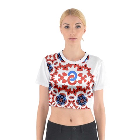 IM Fourth Dimension ADKPS Cotton Crop Top from ArtsNow.com