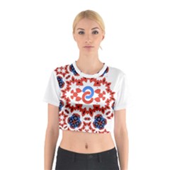 IM Fourth Dimension ADKPS Cotton Crop Top from ArtsNow.com