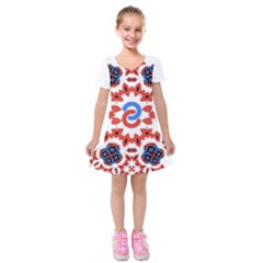 IM Fourth Dimension ADKPS Kids  Short Sleeve Velvet Dress from ArtsNow.com