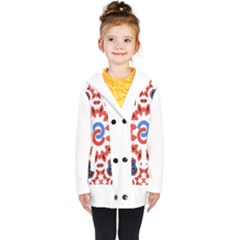 Kids  Double Breasted Button Coat 