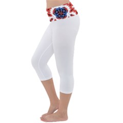 Lightweight Velour Capri Yoga Leggings 