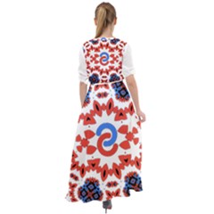 Waist Tie Boho Maxi Dress 