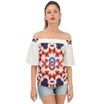 IM Fourth Dimension ADKPS Off Shoulder Short Sleeve Top