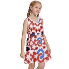 Kids  Sleeveless Tiered Mini Dress 