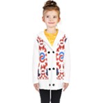  Im Fourth Dimension Adkps Strap Kids  Double Breasted Button Coat