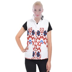 Im Fourth Dimension Adkps Strap Women s Button Up Vest from ArtsNow.com