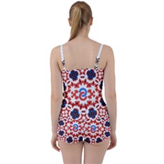 Tie Front Two Piece Tankini 