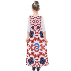 Kids  Quarter Sleeve Maxi Dress 