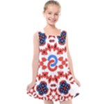  Im Fourth Dimension Adkps Strap Kids  Cross Back Dress