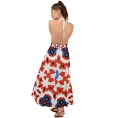 Backless Maxi Beach Dress 