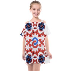 Kids  One Piece Chiffon Dress 