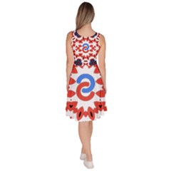 Knee Length Skater Dress With Pockets 