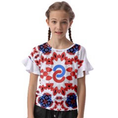 Kids  Cut Out Flutter Sleeves 