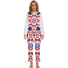 Womens  Long Sleeve Lightweight Pajamas Set 