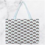 Rainbow  Zipper Medium Tote Bag