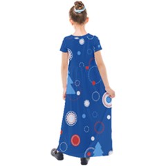 Kids  Short Sleeve Maxi Dress 