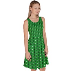 Knee Length Skater Dress With Pockets 