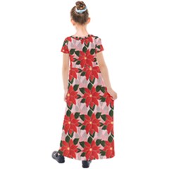 Kids  Short Sleeve Maxi Dress 