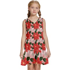 Kids  Sleeveless Tiered Mini Dress 