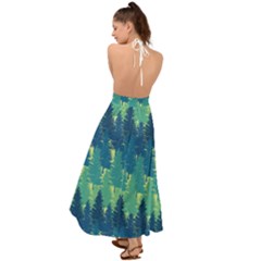 Backless Maxi Beach Dress 