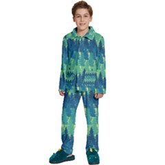 Kids  Long Sleeve Velvet Pajamas Set 