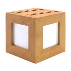 Wood Photo Frame Cube 