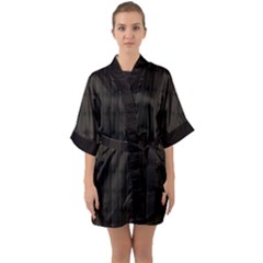 Half Sleeve Satin Kimono  