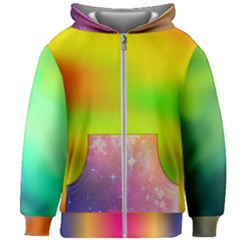 Kids  Zipper Hoodie Without Drawstring 