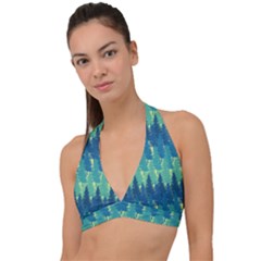 Halter Plunge Bikini Top 