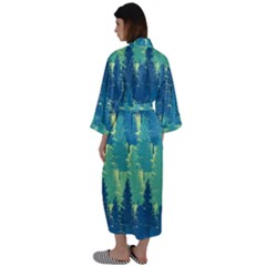 Maxi Satin Kimono 