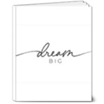 dream big 8  x 10  Softcover Notebook