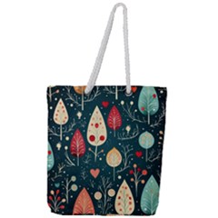 Full Print Rope Handle Tote (Large) 