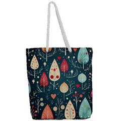 Full Print Rope Handle Tote (Large) 