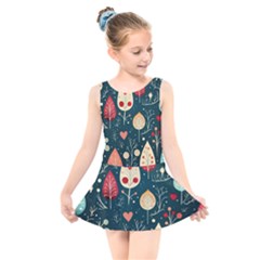 Kids  Skater Dress Swimsuit 