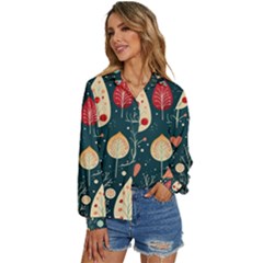 Women s Long Sleeve Button Up Shirt 