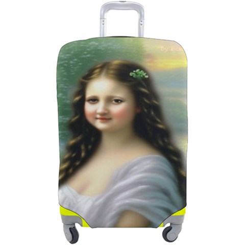 Girl Mona Lisa – Luggage Cover (Large) from ArtsNow.com